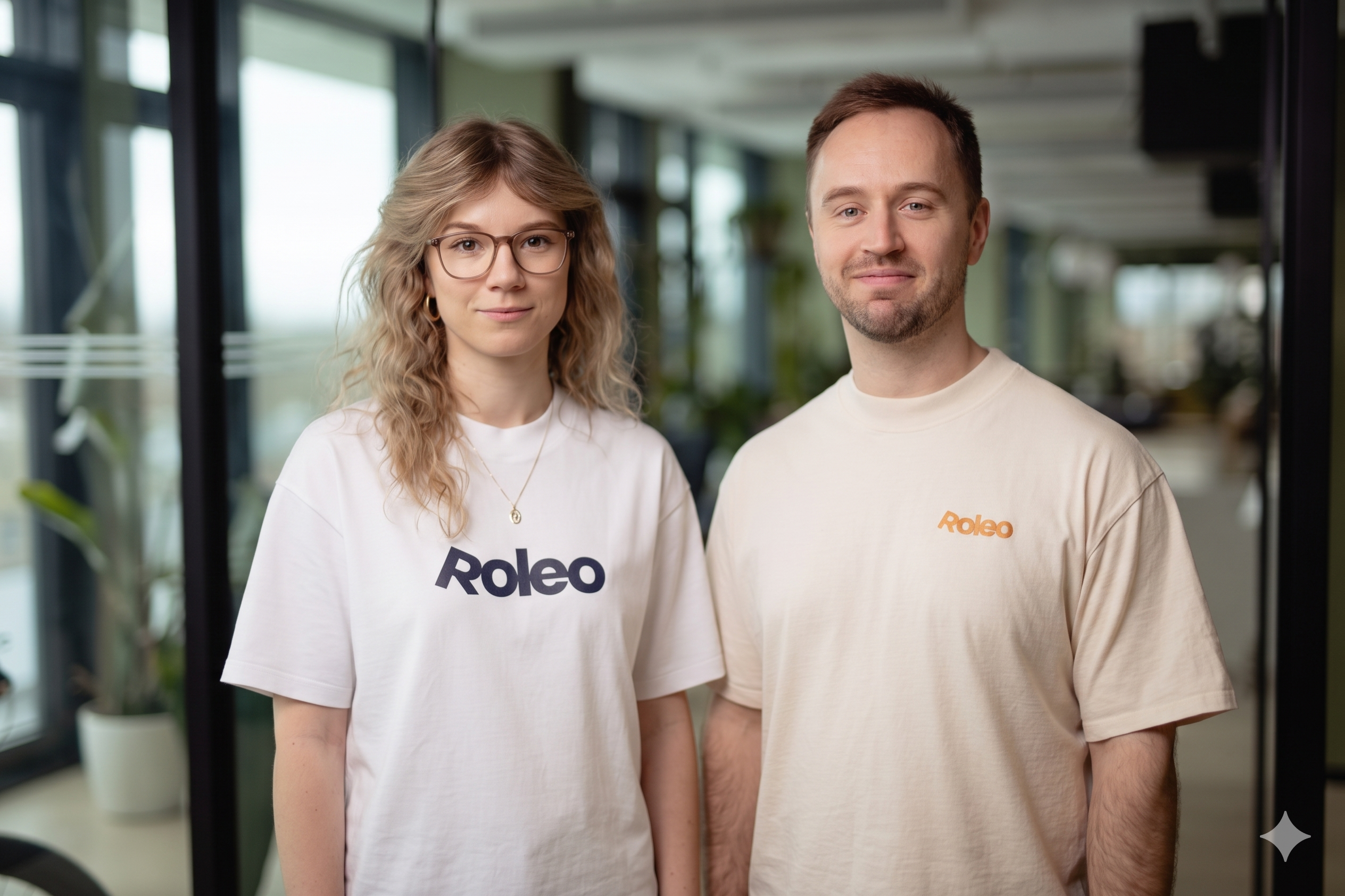 Roleo team members Sigrid and Vahur